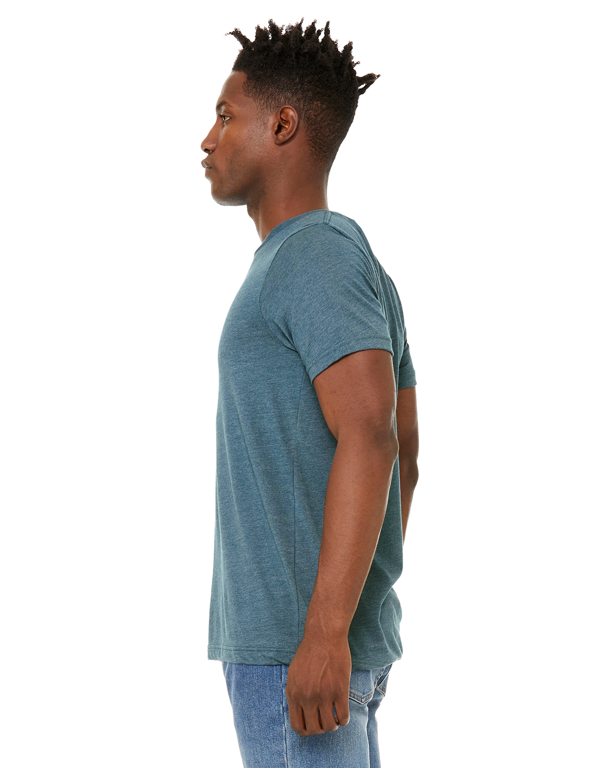 Detroit Spirit Heather Deep Teal UpNorth Tee Detroit Spirit Heather Deep Teal UpNorth Tee